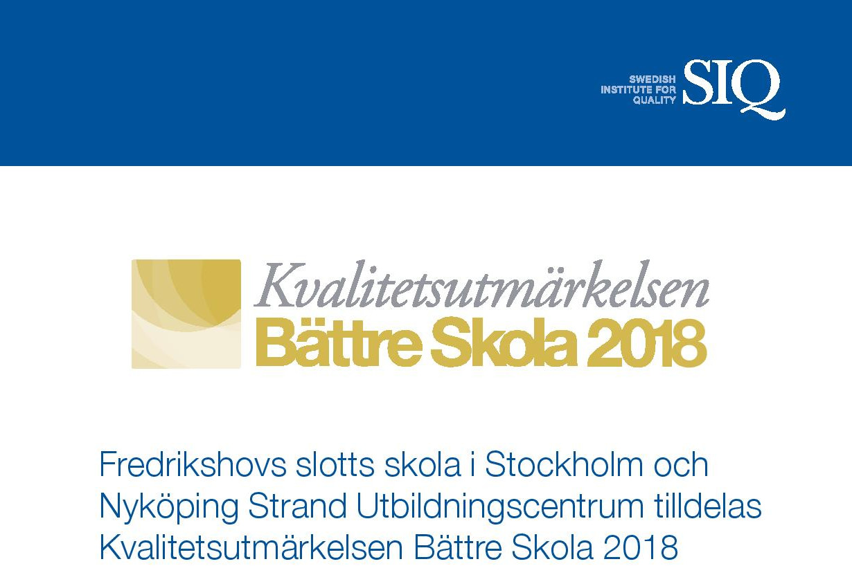 Bättre skola utmärkelse
