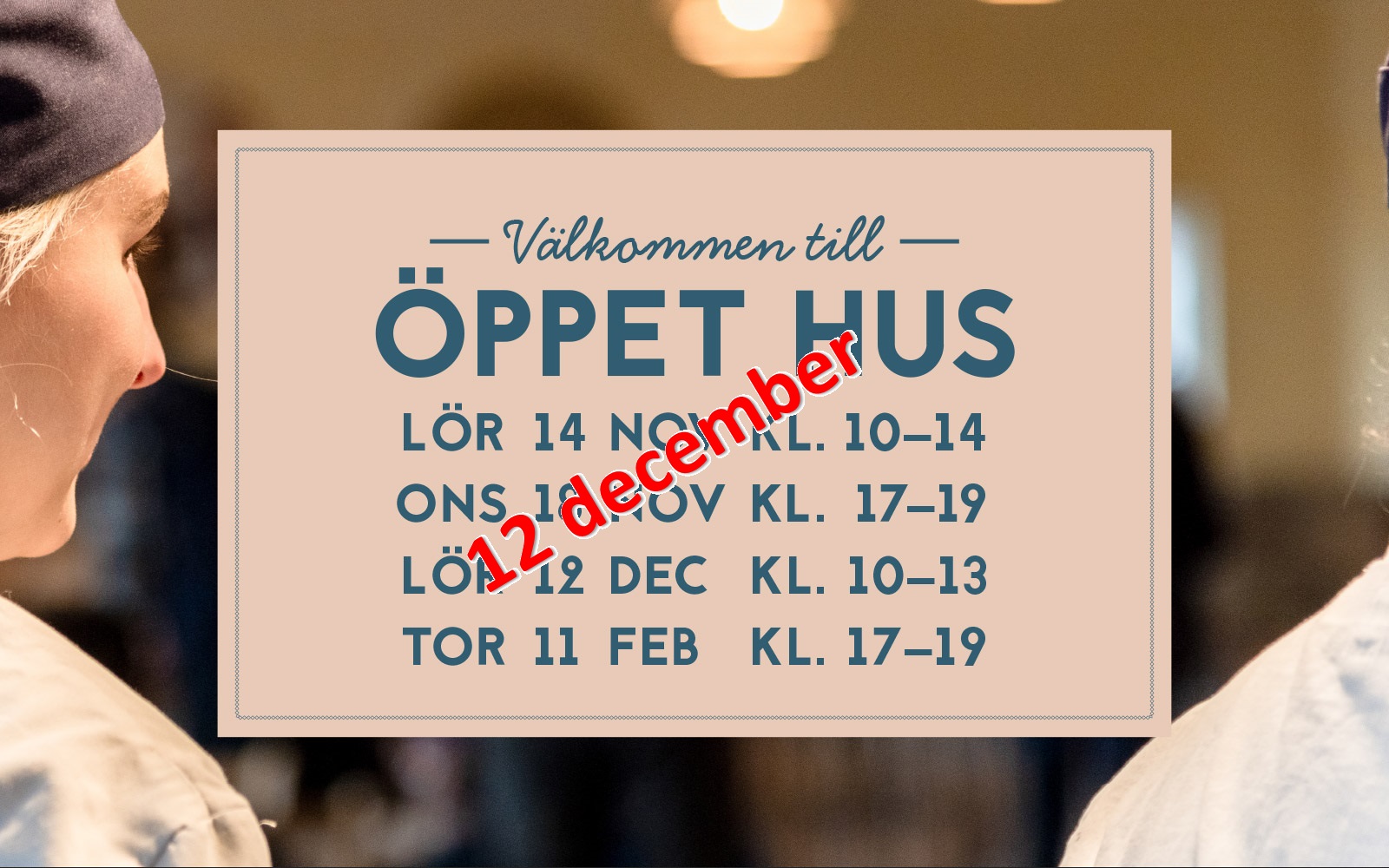 Öppet Hus 12 december