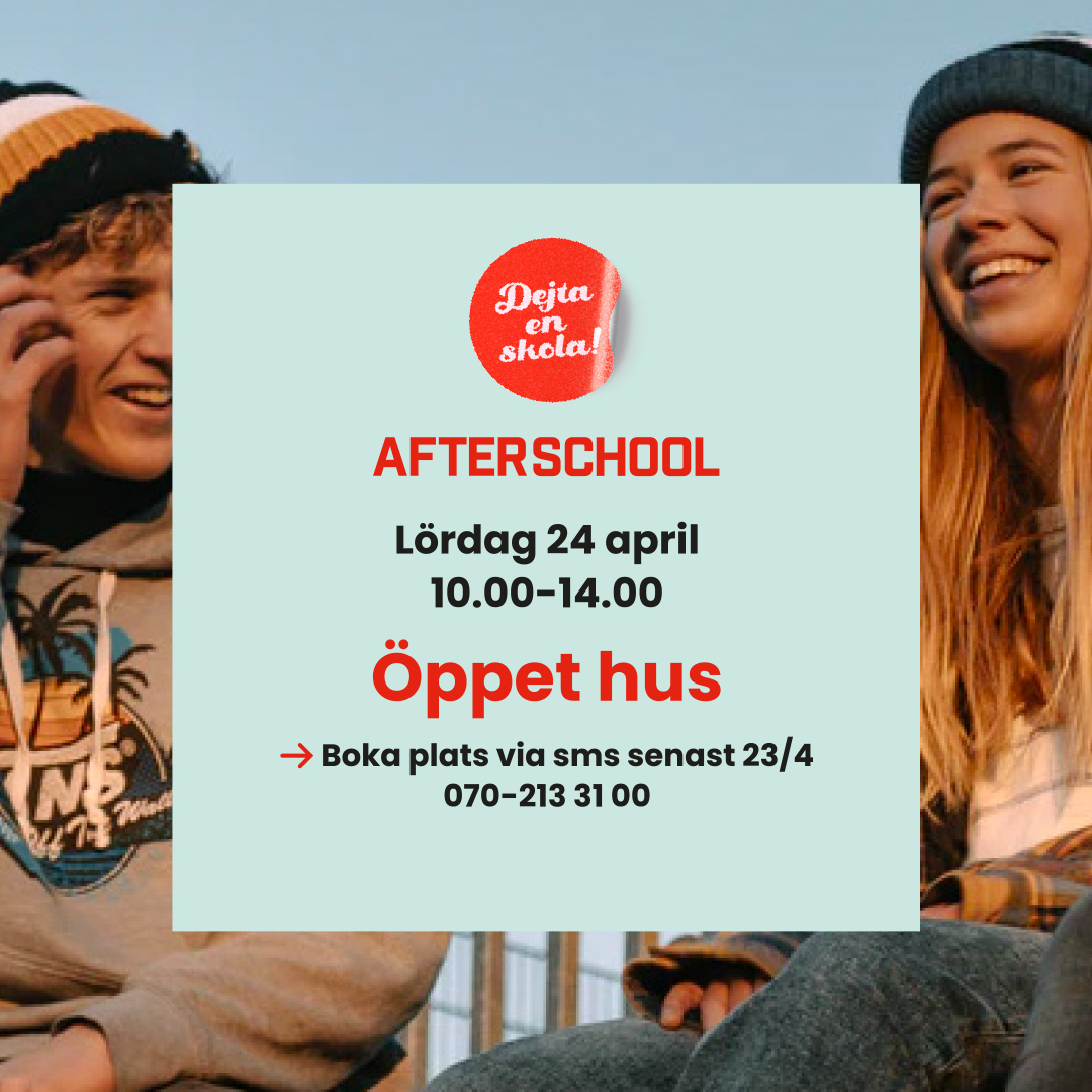 Öppet Hus 24 april